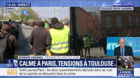 Acte XXII des gilets jaunes: tensions à Toulouse, calme à Paris (2/2)