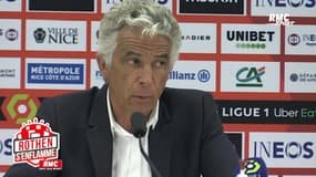 Nice - OM interrompu : "Je n'aurais pas dû venir en conf de presse" regrette Rivère