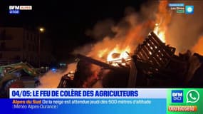 "On est là pour dire que ça ne va plus": les agriculteurs mobilisés dans les Alpes du Sud
