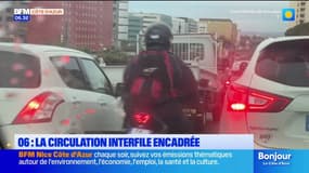 Alpes-Maritimes: généralisation de la circulation interfile pour les deux-roues