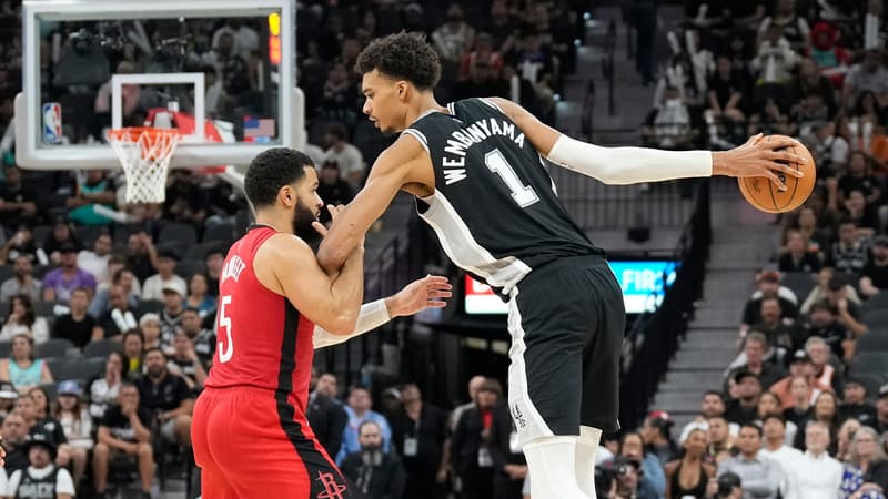 NBA: Wembanyama discret offensivement lors de la défaite des Spurs face à Houston