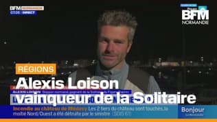 Le normand Alexis Loison remporte la solitaire du Figaro. Il répond en exclusivité à BFM Normandie 