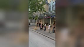 Les images de l'arrestation du suspect dans l'attaque au couteau d'un militaire de l'opération Sentinelle à la gare de l'Est le lundi 15 juillet 2024.