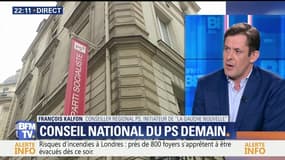 Conseil national du PS: "Je ne prône pas la défiance, je prône la clarté", François Kalfon