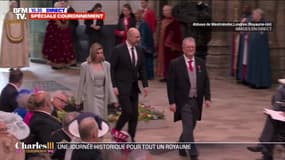 Olena Zelenska, première dame d'Ukraine arrive à l'abbaye de Westminster pour le couronnement de Charles III