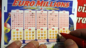 Une grille d'Euro Millions