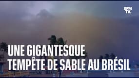 Une gigantesque tempête de sable s’est formée au Brésil