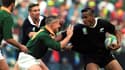 Jonah Lomu lors de la finale du Mondial 1995 entre la Nouvelle-Zélande et l'Afrique du Sud