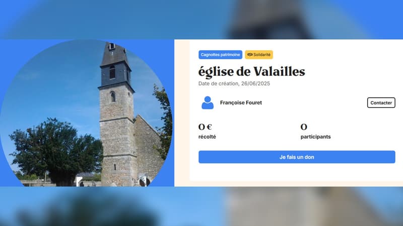 Église de Valailles éventrée: une cagnotte ouverte après le passage des violents orages dans l'Eure