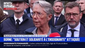 Enseignante poignardée en classe: le suspect avait un "fascination pour Hitler", indique Elisabeth Borne, ministre démissionnaire de l’Éducation nationale