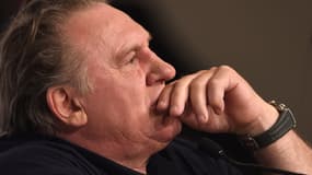 Gérard Depardieu à Cannes lors de la conférence du film Valley Of Love.