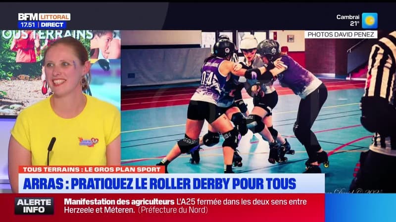 Tous terrains du lundi 19 mai - Arras : le roller derby chausse les patins 