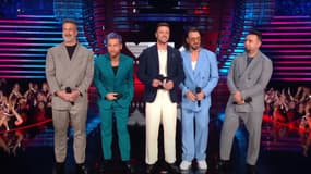 Les NSYNC réunis sur la scène des VMAs, le 12 septembre 2023