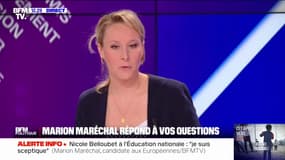 Marion Maréchal sur Sarah Knafo: "J'ai souhaité qu'elle fasse partie de cette liste" aux élections européennes