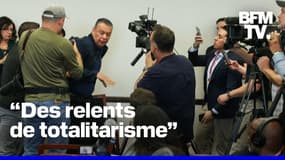 États-Unis: un sénateur démocrate violemment expulsé et menotté lors d’une conférence de presse d'une ministre de Donald Trump 