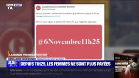 Depuis 11h25, les femme ne sont plus payées - 06/11