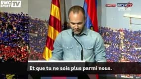 L’hommage d’Iniesta qui fait pleurer Xavi