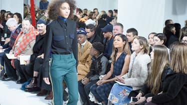 Le défilé Calvin Klein lors de la Fashion Week de New York le 10 février 2017 -