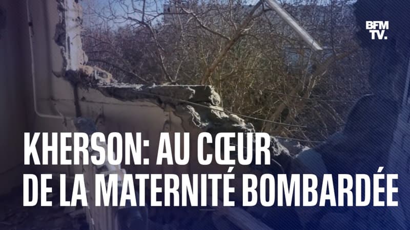 Kherson: au coeur de la maternité bombardée