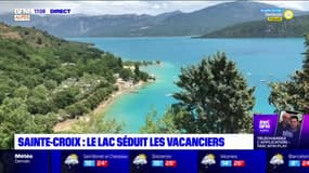 Alpes-de-Haute-Provence: le lac de Sainte-Croix séduit les vacanciers