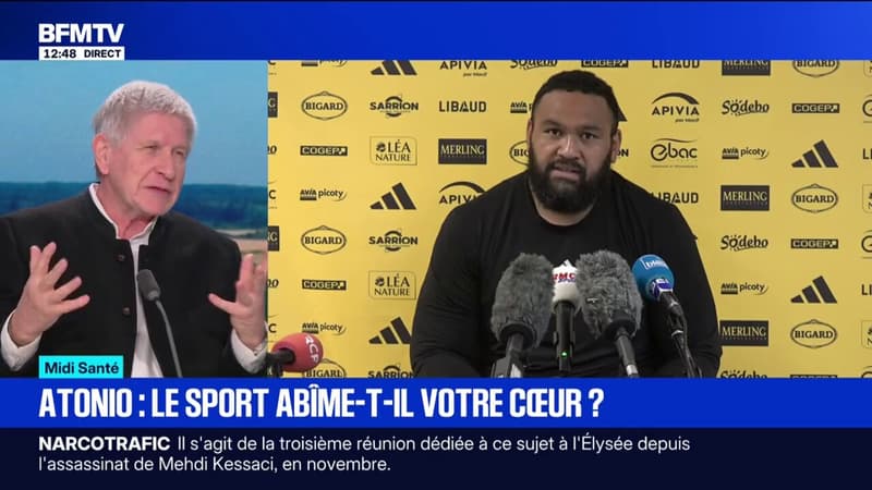 MIDI SANTÉ - Retraite brutale du rugbyman Uini Atonio à cause de problèmes cardiaques: le sport à haut niveau abîme-t-il votre cœur?