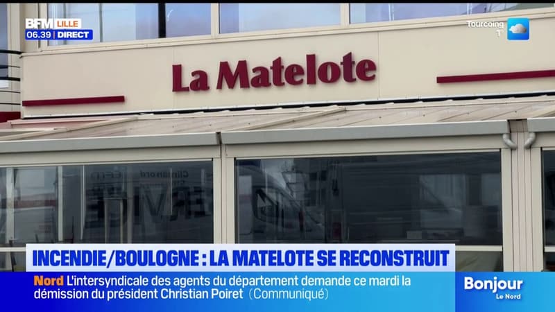 Boulogne-sur-Mer: cinq mois après l'incendie, La Matelote se reconstruit