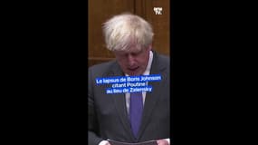 "Un leadership inspirant": le lapsus de Boris Johnson citant Poutine au lieu de Zelensky