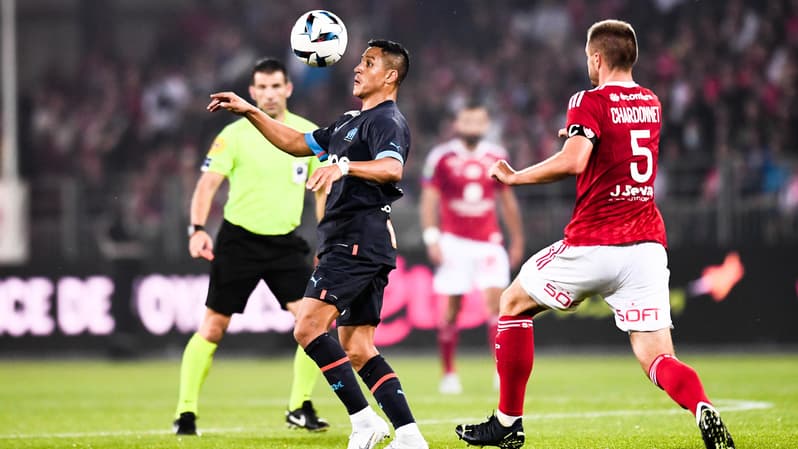 Sanchez lors de Brest-OM