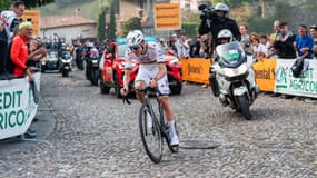 Tadej Pogacar sur le Tour de Lombardie, le 11 octobre 2025