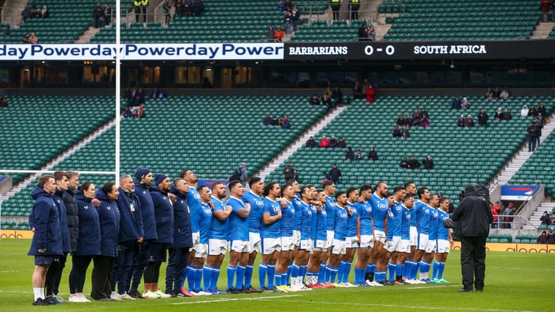 Rugby: privés de match à Twickenham, les Samoa entonnent quand même leur hymne