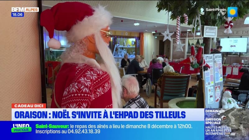 Oraison: le marché de Noël s'invite à l'Ehpad des Tilleuls