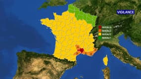 Six départements sont placés en vigilance par Météo France samedi 19 septembre