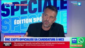 Candidature d'Éric Ciotti à Nice : la réaction des ses opposants politiques