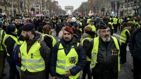 Manifestation de gilets jaunes à Paris, le 5 janvier 2019