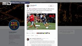 Digne quitte la tournée du FC Barcelone pour finaliser son départ pour l’Angleterre