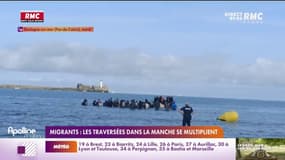 Migrants : les traversées dans la Manche se multiplient 