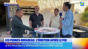 L'émotion aux Pennes-Mirabeau après l'incendie