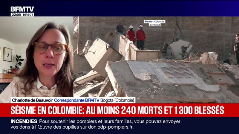 Séisme en Colombie: au moins 240 morts et 1.300 blessés selon un dernier bilan