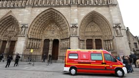 La cathédrale Notre-Dame a été évacuée.