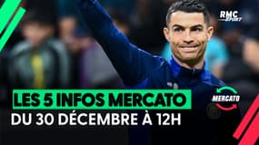 Ronaldo, Brassier, David... Les 5 infos mercato du 30 décembre à la mi-journée
