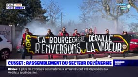 Réforme des retraites : l'action "coup de poing" des salariés de l'énergie à Villeurbanne
