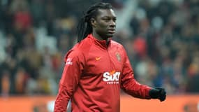Bafétimbi Gomis avec le maillot de Galatasaray. 1er février 2023