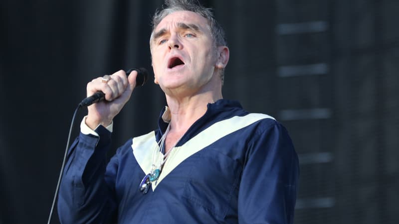 Morrissey sur scène en juin 2015