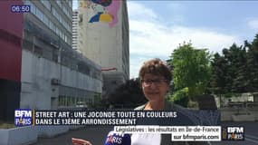 Sortir à Paris: Une Joconde murale version street art toute en couleurs dans le 13e
