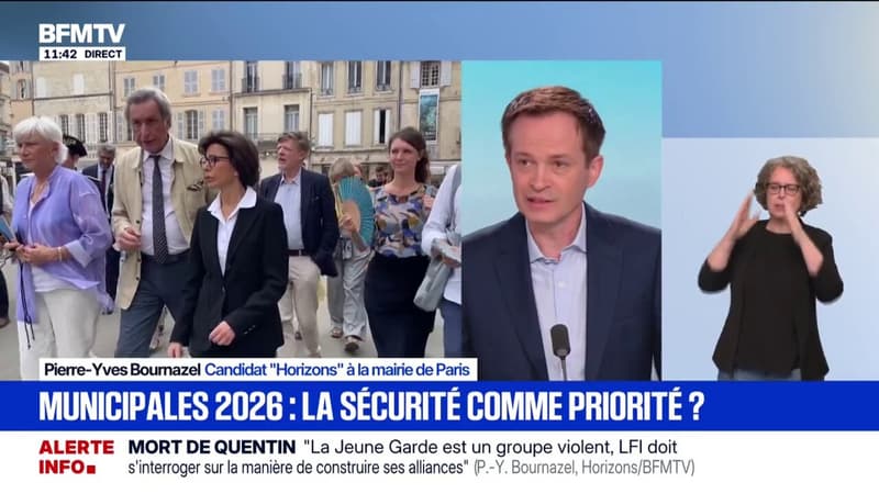 Municipales à Paris: Pierre-Yves Bournazel, candidat "Horizons", veut faire "un choc d'offre" en remettant "60.000 logements sur le marché"