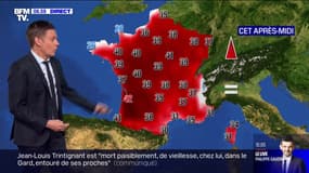 14 départements toujours en vigilance rouge ce samedi et des températures qui montent jusqu'à 42°C
