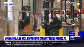 Ukraine : les HCL envoient du matériel médical