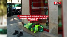 Photographié en pleine sieste, un agent de propreté est licencié: Adama Cissé se défend et raconte sa version