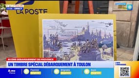 80 ans du Débarquement de Provence: un timbre spécial lancé par La Poste à Toulon