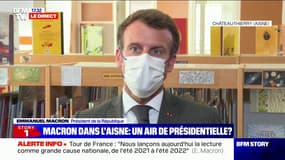 Emmanuel Macron: "La lutte contre l'illettrisme est un défi du quotidien"